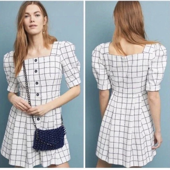 Gal Meets Glam window pane dress, 4P,  GL1304 - Picture 2 of 7